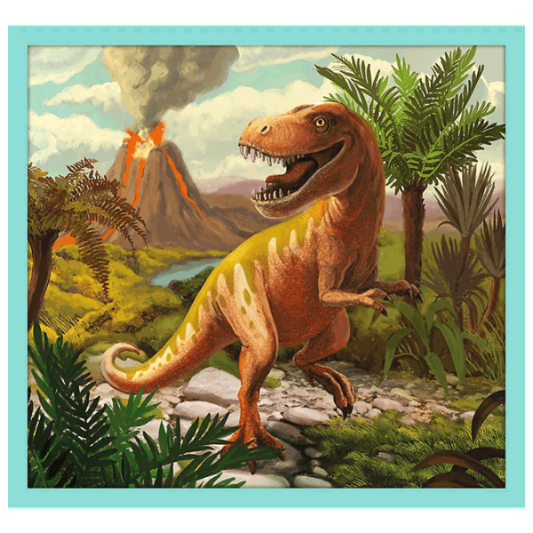 Puzzle Trefl Meet all the dinosaurs 4+/ Количество деталей: 329 photo 4 Puzzle Trefl Meet all the dinosaurs 4+/ Количество деталей: 329 photo 4