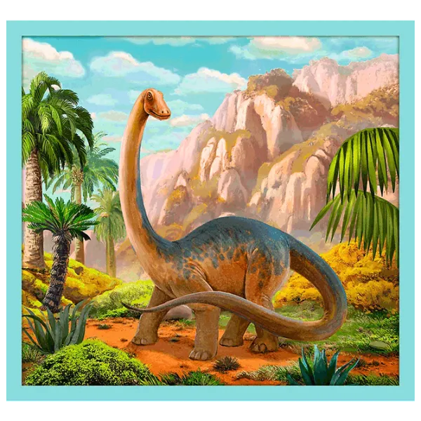 Puzzle Trefl Meet all the dinosaurs 4+/ Количество деталей: 329 photo 5 Puzzle Trefl Meet all the dinosaurs 4+/ Количество деталей: 329 photo 5