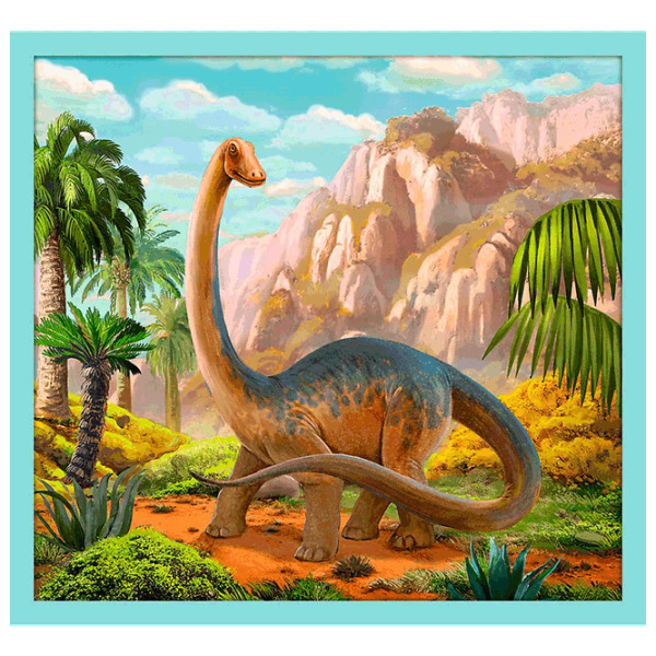 Puzzle Trefl Meet all the dinosaurs 4+/ Количество деталей: 329 photo 5 Puzzle Trefl Meet all the dinosaurs 4+/ Количество деталей: 329 photo 5