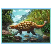 Puzzle Trefl Meet all the dinosaurs 4+/ Numărul de piese: 329 photo 7