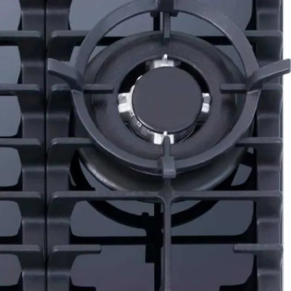 Plită încorporabilă pe gaz Kaiser KCG 4380 Turbo Sticlă călită / Black photo 2