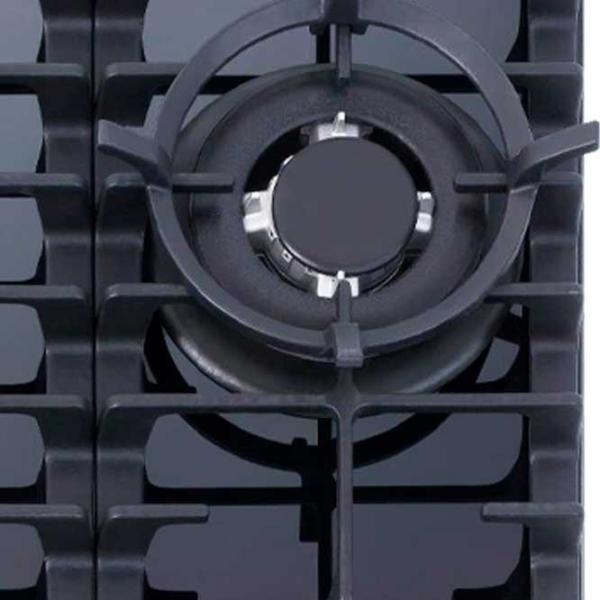 Plită încorporabilă pe gaz Kaiser KCG 4380 Turbo Sticlă călită / Black photo 2