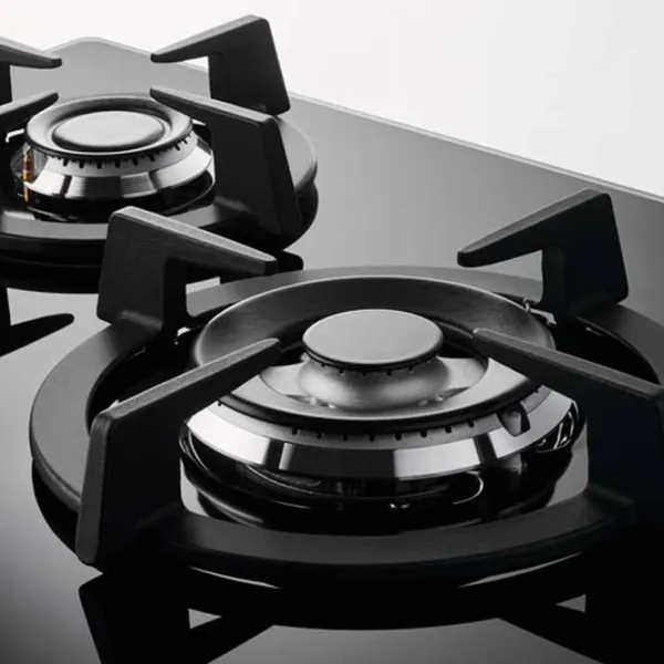 Plită încorporabilă pe gaz Zanussi ZGO68410BA Sticlă călită / Black photo 2