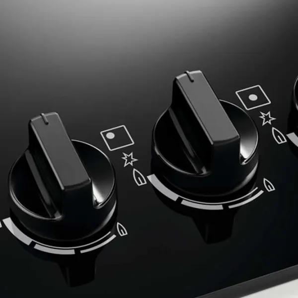 Plită încorporabilă pe gaz Zanussi ZGO68410BA Sticlă călită / Black photo 3