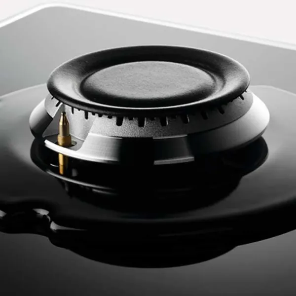 Plită încorporabilă pe gaz Zanussi ZGO68410BA Sticlă călită / Black photo 4