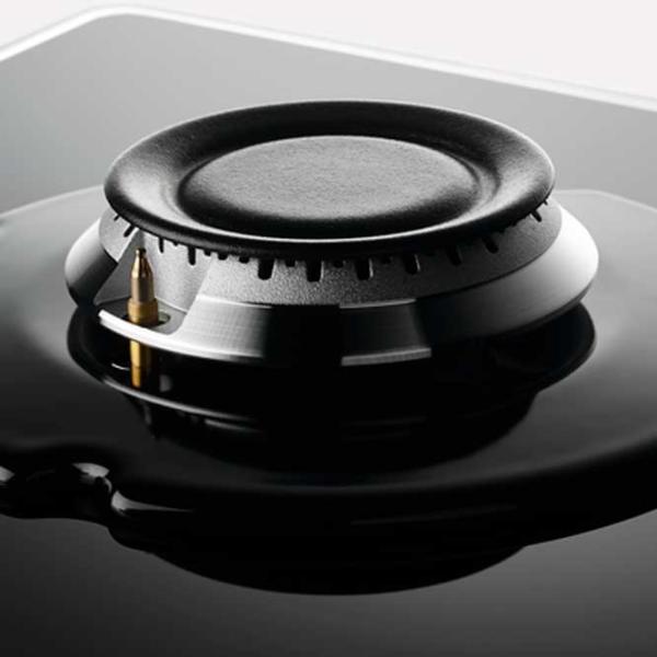 Plită încorporabilă pe gaz Zanussi ZGO68410BA Sticlă călită / Black photo 4