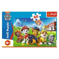 Puzzle Trefl Paw Patrol on the grass 4+/ Numărul de piese: 60 photo 2