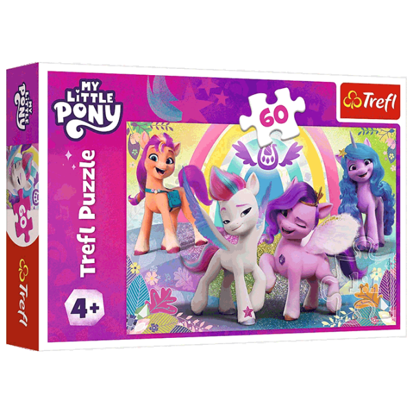 Puzzle Trefl In the world of friendship 4+/ Количество деталей: 60 photo 1 Puzzle Trefl In the world of friendship 4+/ Количество деталей: 60 photo 1
