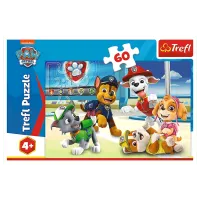 Puzzle Trefl In the Puppie's world 4+/ Numărul de piese: 60 photo 2