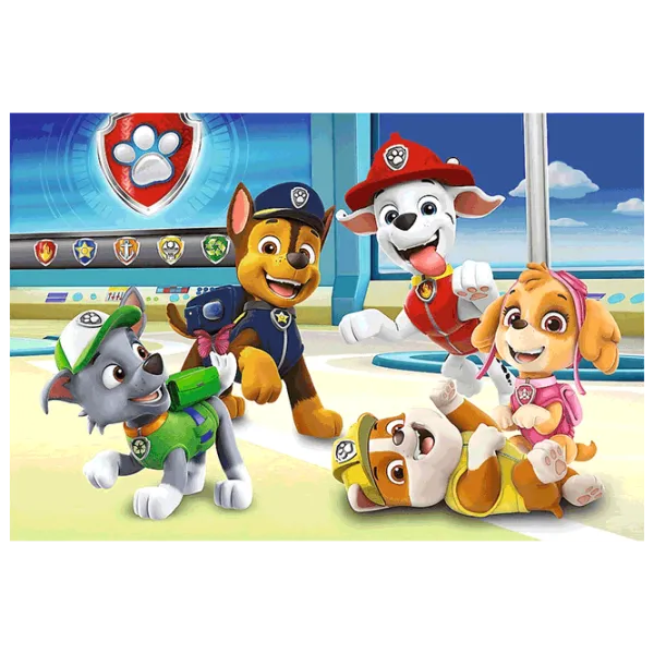 Puzzle Trefl In the Puppie's world 4+/ Numărul de piese: 60 photo 3
