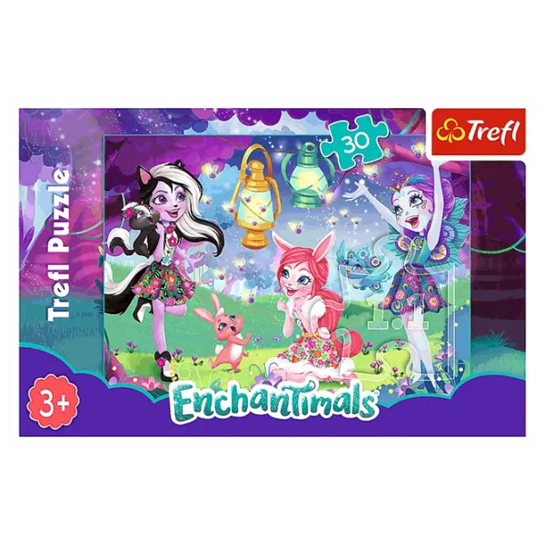 Puzzle Trefl The magical world of Enchantimals 3+/ Numărul de piese: 30 photo 2