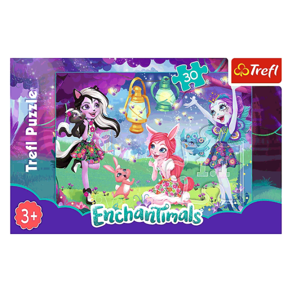 Puzzle Trefl The magical world of Enchantimals 3+/ Numărul de piese: 30 photo 2