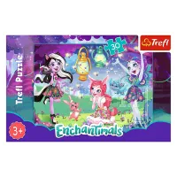 Puzzle Trefl The magical world of Enchantimals 3+/ Numărul de piese: 30 photo 2