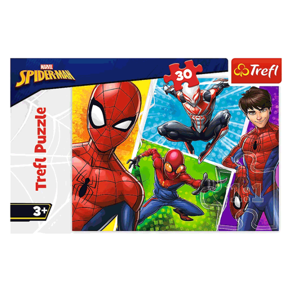 Puzzle Trefl Spider-Man and Miguel 3+/ Numărul de piese: 30 photo 2 Puzzle Trefl Spider-Man and Miguel 3+/ Numărul de piese: 30 photo 2