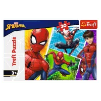 Puzzle Trefl Spider-Man and Miguel 3+/ Numărul de piese: 30 photo 2