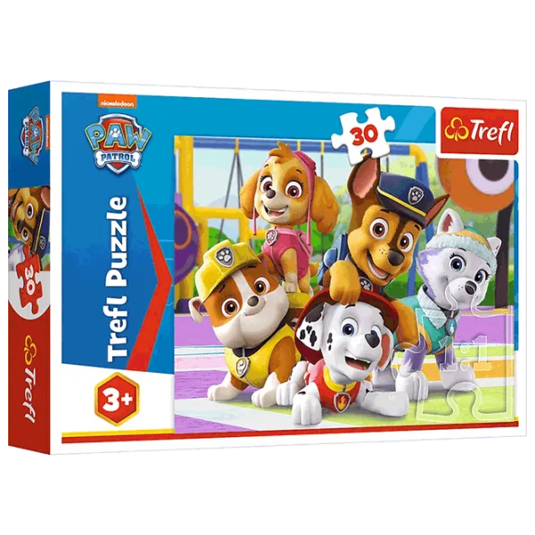 Puzzle Trefl Paw Patrol always on time 3+/ Numărul de piese: 30 photo 1