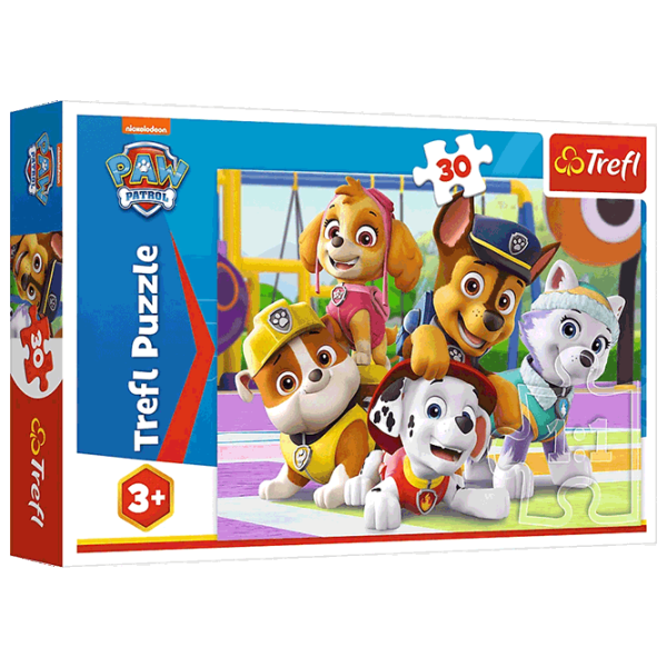 Puzzle Trefl Paw Patrol always on time 3+/ Numărul de piese: 30 photo 1
