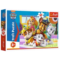 Puzzle Trefl Paw Patrol always on time 3+/ Количество деталей: 30