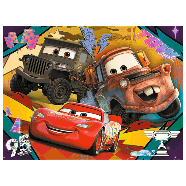 Puzzle Trefl Speeding cars 3+/ Количество деталей: 30 photo 2