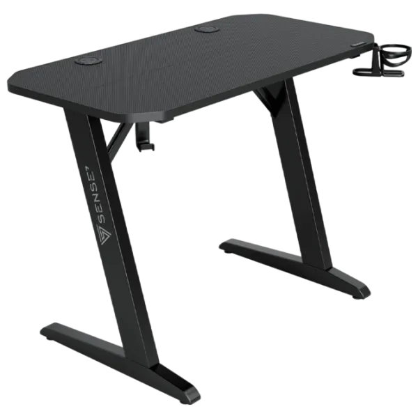 Компьютерный стол SENSE7 Nomad Basic Углеродное волокно / Черный photo 1