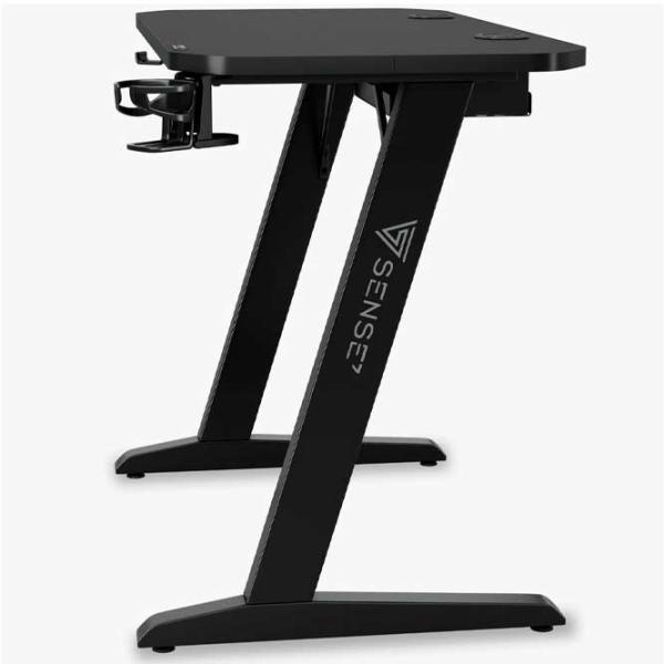 Компьютерный стол SENSE7 Nomad Basic Углеродное волокно / Черный photo 2