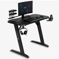 Masă gaming SENSE7 Nomad Basic Fibră de carbon / Black photo 3