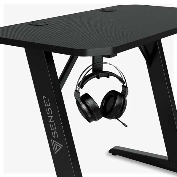 Компьютерный стол SENSE7 Nomad Basic Углеродное волокно / Черный photo 5