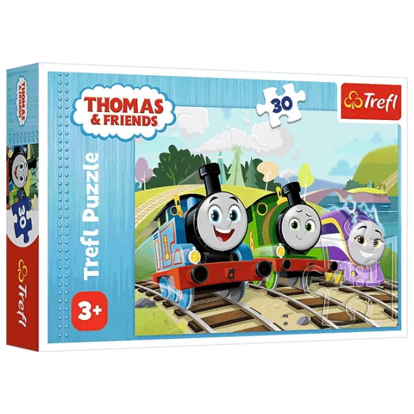 Puzzle Trefl Happy Thomas 3+/ Numărul de piese: 30 photo 1