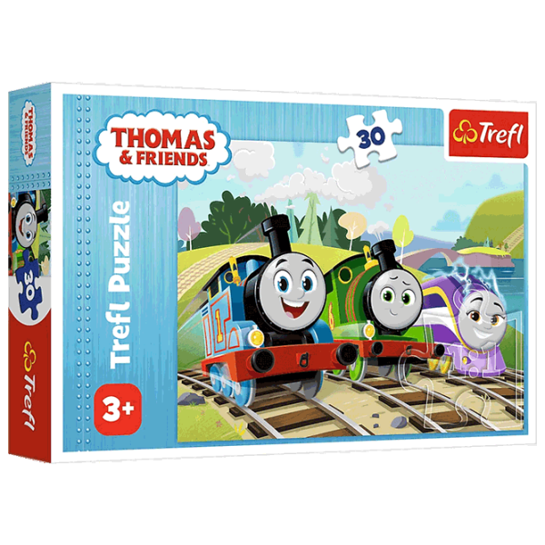 Puzzle Trefl Happy Thomas 3+/ Numărul de piese: 30 photo 1
