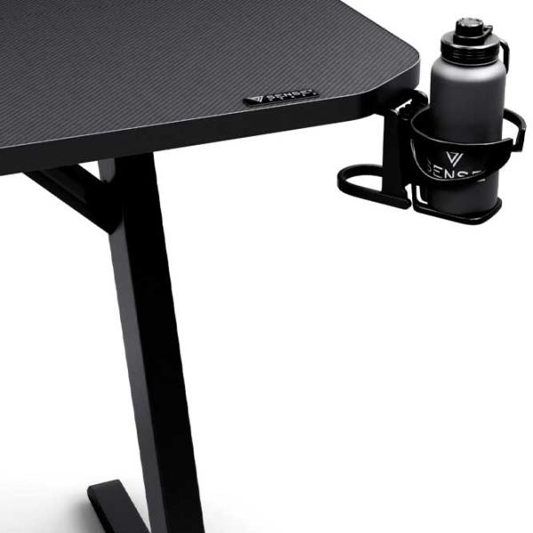 Компьютерный стол SENSE7 Nomad Basic Углеродное волокно / Черный photo 2