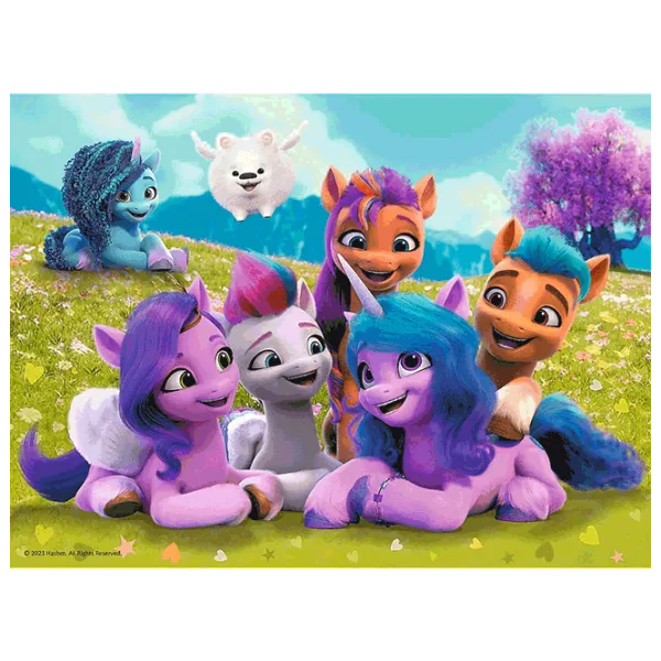 Puzzle Trefl Friendly Ponies 3+/ Numărul de piese: 30 photo 2