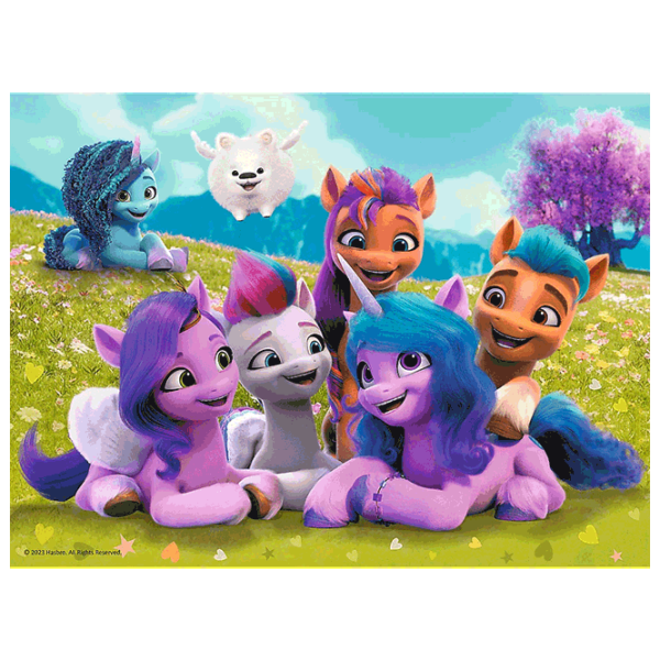 Puzzle Trefl Friendly Ponies 3+/ Numărul de piese: 30 photo 2