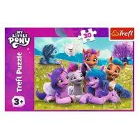 Puzzle Trefl Friendly Ponies 3+/ Numărul de piese: 30 photo 3