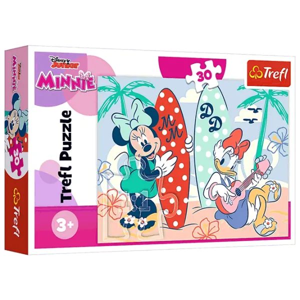 Puzzle Trefl Colorful Minnie 3+/ Numărul de piese: 30 photo 1