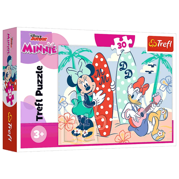 Puzzle Trefl Colorful Minnie 3+/ Numărul de piese: 30 photo 1