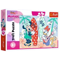 Puzzle Trefl Colorful Minnie 3+/ Numărul de piese: 30