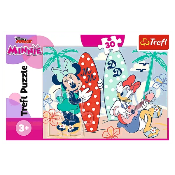 Puzzle Trefl Colorful Minnie 3+/ Numărul de piese: 30 photo 3