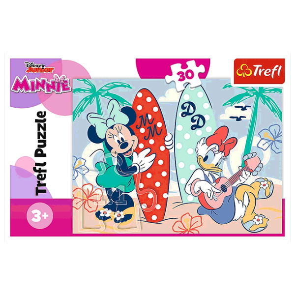 Puzzle Trefl Colorful Minnie 3+/ Numărul de piese: 30 photo 3