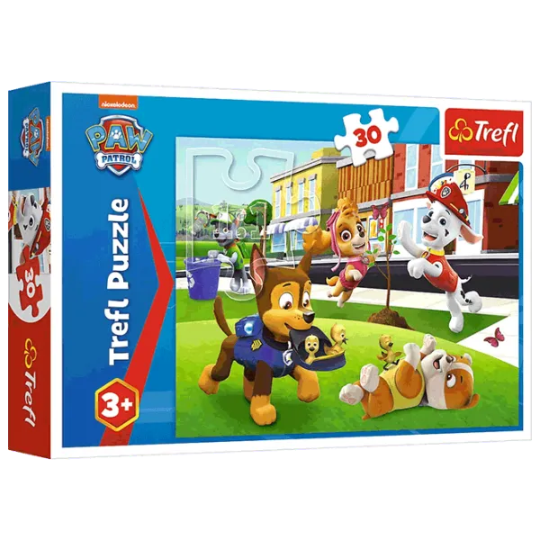 Puzzle Trefl Dogs in action 3+/ Numărul de piese: 30 photo 1 Puzzle Trefl Dogs in action 3+/ Numărul de piese: 30 photo 1