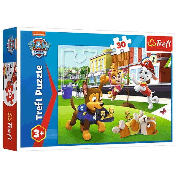 Puzzle Trefl Dogs in action 3+/ Numărul de piese: 30 photo 1 Puzzle Trefl Dogs in action 3+/ Numărul de piese: 30 photo 1