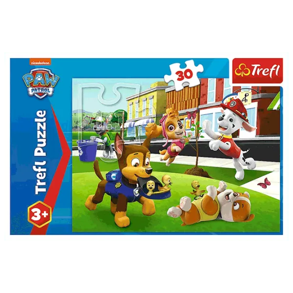 Puzzle Trefl Dogs in action 3+/ Numărul de piese: 30 photo 2 Puzzle Trefl Dogs in action 3+/ Numărul de piese: 30 photo 2