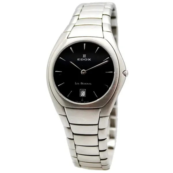 Ceas de mână unisex Edox 27001-3B-NIN Cuarț / 35 mm photo 1 Ceas de mână unisex Edox 27001-3B-NIN Cuarț / 35 mm photo 1