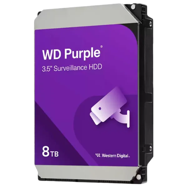 HDD Western Digital WD85PURZ 8 ТБ  / Серебряный photo 1