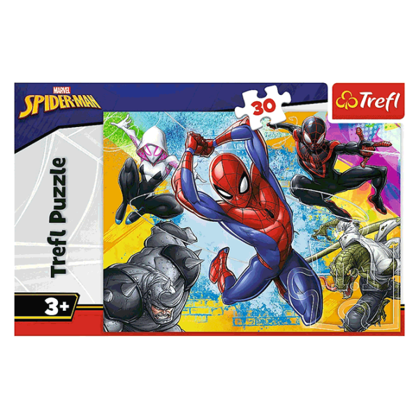 Puzzle Trefl Spider-Man's colors 3+/ Numărul de piese: 30 photo 2