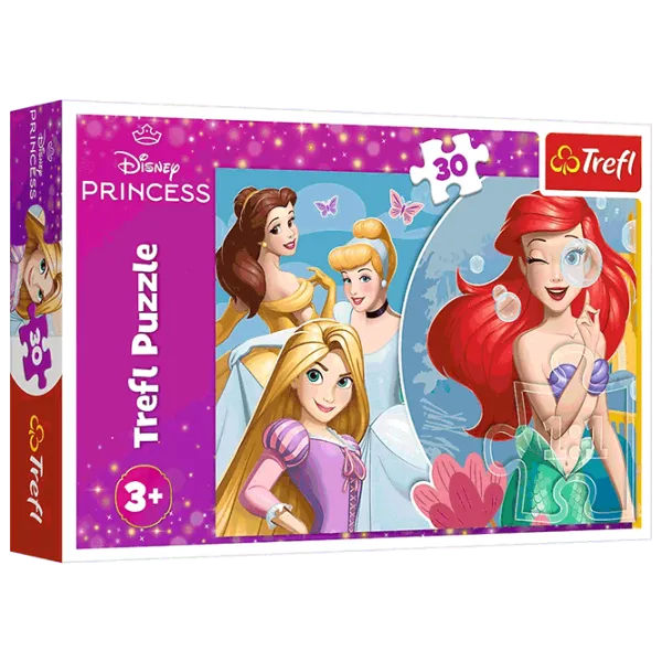 Puzzle Trefl Beautiful princess day 3+/ Количество деталей: 30 photo 1