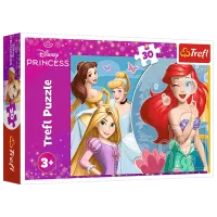 Puzzle Trefl Beautiful princess day 3+/ Количество деталей: 30