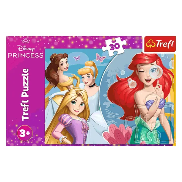 Puzzle Trefl Beautiful princess day 3+/ Количество деталей: 30 photo 3