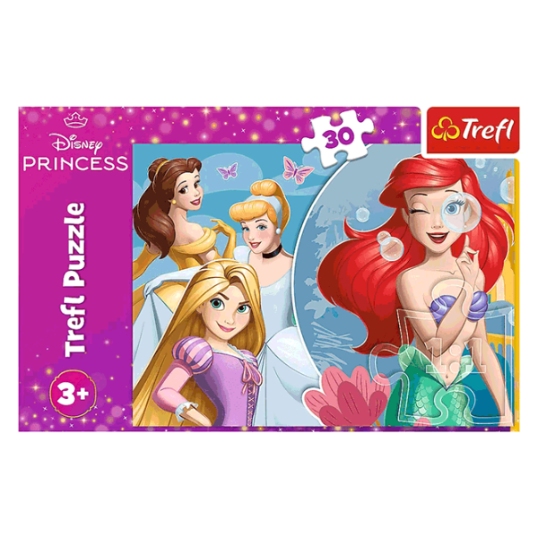 Puzzle Trefl Beautiful princess day 3+/ Количество деталей: 30 photo 3