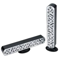 Lampă de masă fan Paladone Minecraft Light Bars Black