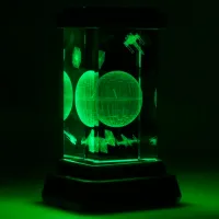 Настольная лампа фан Paladone Star Wars Death Star Черный photo 3